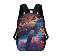 sinyumoney Magical Sea Turtle Rucksack School Secondary High School College Backpack Travel for Camping Outdoor Adventures And Daily Travel 17inch