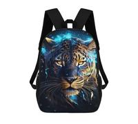 sinyumoney Magical Tiger Portrait Backpack School Bag Daypacks Business Backpack Water Resistant Bookbag for Girls Boys Teenage 17inch