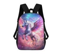 sinyumoney Magical Unicorn Fantasy Artwork -1 Backpack School Bag Lightweight Casual Daypack School Backpacks for School/Work/Travel 17inch