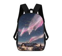 sinyumoney Magical Winter Wonderland Backpack School Daypacks Business Backpack Water Resistant Bookbag for Boys/Girls/Teenagers 17inch