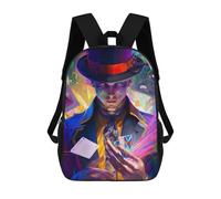 sinyumoney Magician's Enigma School Backpack Rucksack Casual Daypacks School Work Travel Bag for Men, Women & Teenage Boys 17inch