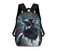 sinyumoney Magpie Lightning Backpack School Bag Daypacks Business Backpack Water Resistant Bookbag for Men/Women 17inch