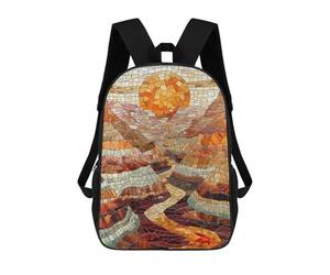 sinyumoney Majestic Canyon Sunset Art Rucksack Fashion Stationery Backpack Waterproof Casual Daypacks for Men/Women 17inch