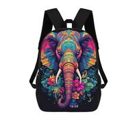 sinyumoney Majestic Elephant School Backpack Fashion Stationery Backpack Waterproof Casual Daypacks for Teenage Girls Boys Women Men 17inch