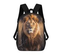 sinyumoney Majestic Lion 01 Backpack School Bag Water Resistant School Bag Business Backpack for Girls Boys Teenage 17inch