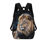 sinyumoney Majestic Lion Under Stars Backpack School High Secondary School Bags Casual Backpack for Teenage Girls Boys Women Men 17inch