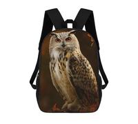 sinyumoney Majestic Owl Portrait School Backpack Computer Rucksack for School/Work/Travel- Perfect for Travel, Work And Daily Use 17inch