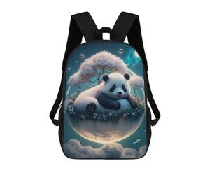 sinyumoney Majestic Panda Bear Rucksack Computer Rucksack for School/Work/Travel for Teenage Girls Boys Women Men 17inch