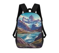 sinyumoney Majestic Patagonia Backpack School Bag Rucksack Casual Daypacks School Work Travel Bag for Men, Women & Teenage Boys 17inch