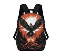 sinyumoney Majestic Phoenix Rising Rucksack Rucksack Casual Daypacks School Work Travel Bag for School/Work/Travel 17inch
