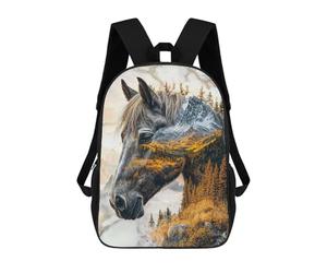 sinyumoney Majestic Spirit of The Wild Backpack School Work Laptop Backpack Rucksack Bag for Men, Women & Teenage Boys 17inch