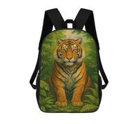 sinyumoney Majestic Tiger in Lush Jungle School Bags School Secondary High School College Backpack Travel for Girl, Teen Girls 17inch