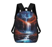 sinyumoney Majestic Waterfall Backpack School Bag Large Water Resistant Laptop Backpack for School/Work/Travel 17inch