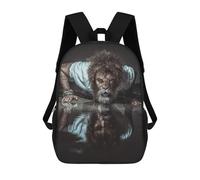 sinyumoney Man with Lion's Head in Water Rucksack Computer Rucksack for School/Work/Travel for Teenage Girls Boys Women Men 17inch