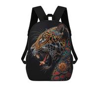 sinyumoney Mandala Jaguar Art Rucksack Lightweight Airport College Students Back Pack- Perfect for Travel, Work And Daily Use 17inch