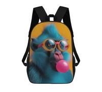 sinyumoney Mandrill Bubblegum Backpack School Bag Backpack For Girls Boys Backpacks Large Capacity Kids Backpack Lightweight School Bags For Kids Students 17inch