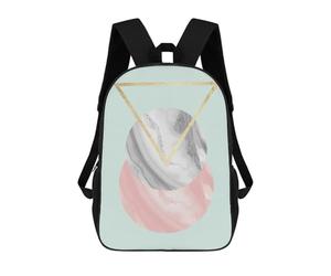 sinyumoney Marble Art I Backpack 3D Printed Kids School Backpack High Capacity Travel Backpacks Book Bags Kids Backpack 17inch