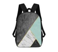 sinyumoney Marble Bands III Children's Backpacks Kids Fun School Bag Boys Backpack Travel Bag Student Schoolbag Book Stationery Bag Chool Bags 17inch