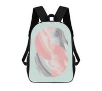 sinyumoney Marble Circles 01 Backpack 3D Printed Children's School Backpack Kids Travel Backpacks High Capacity Book Bags Children's Backpack Rucksack 17inch