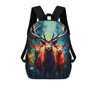 sinyumoney Married Giraffe 2 Kids' Backpack 3D Printing School Bag Boys Cool Daypacks Casual Knapsack Fun Back Bag for Kids And Teenager 17inch