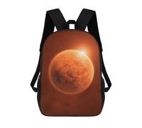 sinyumoney Mars The Red Planet-1 Backpack Cartoon Plush Bag, 3D Backpack for Kids School Bag Birthday Gift Idea for Boys And Girls 17inch