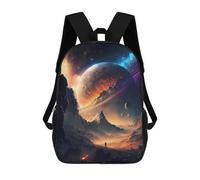sinyumoney Mars The Red Planet Backpacks 3D Printed Kids School Backpack Outdoor Casual Daypack Fashion Casual Children Backpacks Cute Travel Bags 17inch