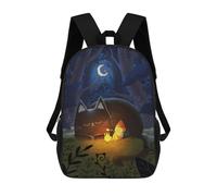 sinyumoney Marshmallow at The Fire Backpack School Bag Travel College Rucksack Backpacks for Camping Outdoor Adventures And Daily Travel 17inch