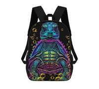 sinyumoney Master Roshi Turtle Backpacks Kids Student Schoolbag,3D Printed Backpacks,Elementary And Middle School Students Backpacks for Boys Girls 17inch
