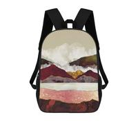 sinyumoney Melon Mountains Backpack School Bag Lightweight Airport College Students Back Pack for Teenage Girls Boys Women Men 17inch