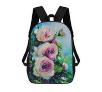 sinyumoney Memories of Summer Roses School Backpack Lightweight Schoolbag Dayback Bookbag College for Men, Women & Teenage Boys 17inch