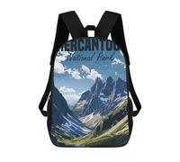 sinyumoney Mercantour National Park Backpack 3D Printed School Bag For Boys High Capacity Travel Backpacks Book Bags Boys School Bag Mochila 17inch