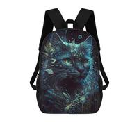 sinyumoney Mermaid Cat Fantasy Fusion Backpack School Rucksack Casual Daypacks School Work Travel Bag for Camping Outdoor Adventures And Daily Travel 17inch