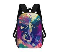 sinyumoney Mermaid Colorful Backpack 3D Printed School Bag For Boys High Capacity Travel Backpacks Book Bags Boys School Bag Mochila 17inch