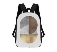sinyumoney Metal And Gold Art 05 Backpack School Rucksack Casual Daypacks School Work Travel Bag for Men/Women 17inch