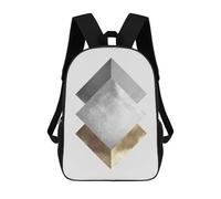 sinyumoney Metallic And Gold Art 04 Backpack School Large School Backpack for Boys - Perfect for Travel, Work And Daily Use 17inch