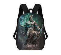 sinyumoney Mighty Zeus Children's Backpacks Kids Fun School Bag Boys Backpack Travel Bag Student Schoolbag Book Stationery Bag Chool Bags 17inch
