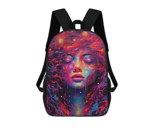 sinyumoney Mind Erase School Backpack 3D Printed Children's 17inch Backpacks Bag Bookbag for Kids Boy Girl Book Bags Kids School Bag Travel Rucksacks
