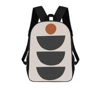 sinyumoney Minimalist Figures 03 Casual Daypack Backpacks School Bag for Girls Boys High College Teens Knapsack Men Women Travel Laptop Rucksack College Bookbag 17inch