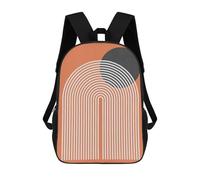 sinyumoney Minimalist Figures 05 School Backpack Schoolbags For Girls Boys Backpack With Pocket Fashion School Bag Kids Backpack 17inch