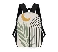 sinyumoney Minimalist Floral 06 Backpacks Kids Student Schoolbag 3D Printed Backpacks Elementary And Middle School Students Backpacks for Boys Girls 17inch