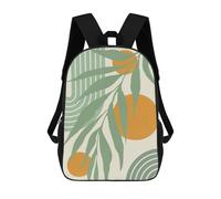 sinyumoney Minimalist Floral 12 Backpack School High Secondary School Bags Casual Backpack for Teenage Girls Boys Women Men 17inch