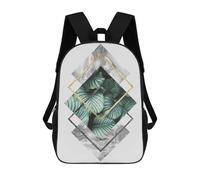 sinyumoney Minimalist Floral 16 School Bags Daypacks Business Backpack Water Resistant Bookbag for School/Work/Travel 17inch