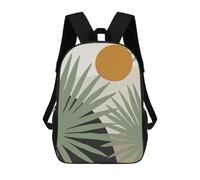 sinyumoney Minimalist Floral 40 Backpack School Bag Large Water Resistant Laptop Backpack for Girls Boys Teenage 17inch