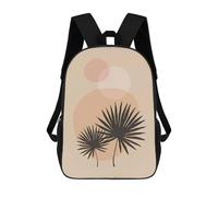 sinyumoney Minimalist Floral A53 School Bag Backpack Teen Schoolbag 3D Printing Adjustable Schoolbag Fashion Pocket Bag for Kids Boys Girls Students And Teenagers Fans 17inch