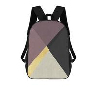 sinyumoney Minimalist Geometry IV Children's School Backpack Fashion Casual Children's Backpacks 3D Printed School Bags Boy Large Backpack 17inch