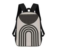 sinyumoney Minimalist Lines 26 School Bags Large Water Resistant Laptop Backpack for Campus Outdoor Travel Sports 17inch