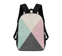 sinyumoney Minimalist Textures Rucksack Fashion Stationery Backpack Waterproof Casual Daypacks for Men/Women 17inch