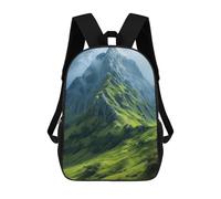 sinyumoney Misty Mountain Majesty Rucksack Lightweight Casual Daypack School Backpacks for Campus Outdoor Travel Sports 17inch