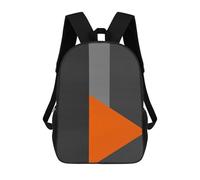 sinyumoney Modern Geometric Art B Ronaldo Backpack, Children's Backpack, Student School Bag, Book Bag, 3D Printed School Bag For Boys And Girls, 17inch