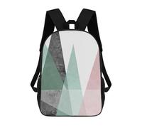 sinyumoney Modern Landscape XVII Children's Backpacks Kids Fun School Bag Boys Backpack Travel Bag Student Schoolbag Book Stationery Bag Chool Bags 17inch